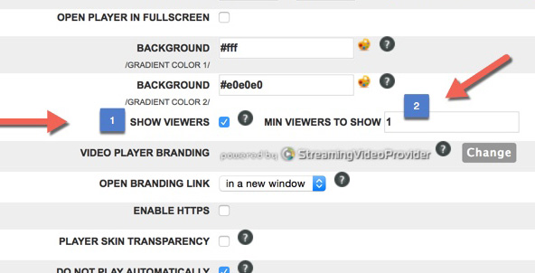 Counter Viewers Settings in Generator