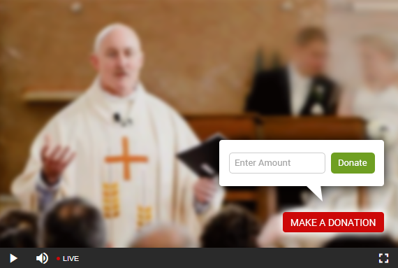 Receive Donations From Your Live Church Streaming Viewers