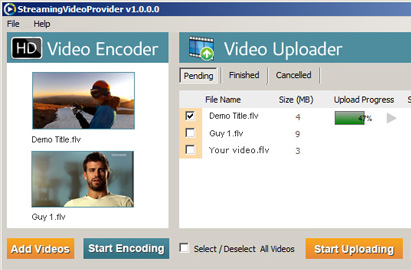 Desktop Video Encoder & Uploader App